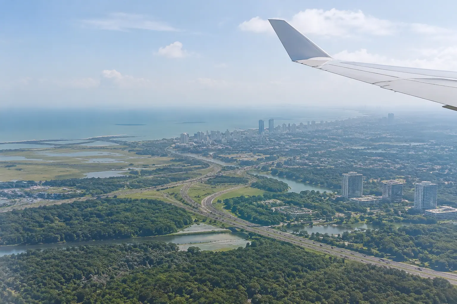 Houston from the air