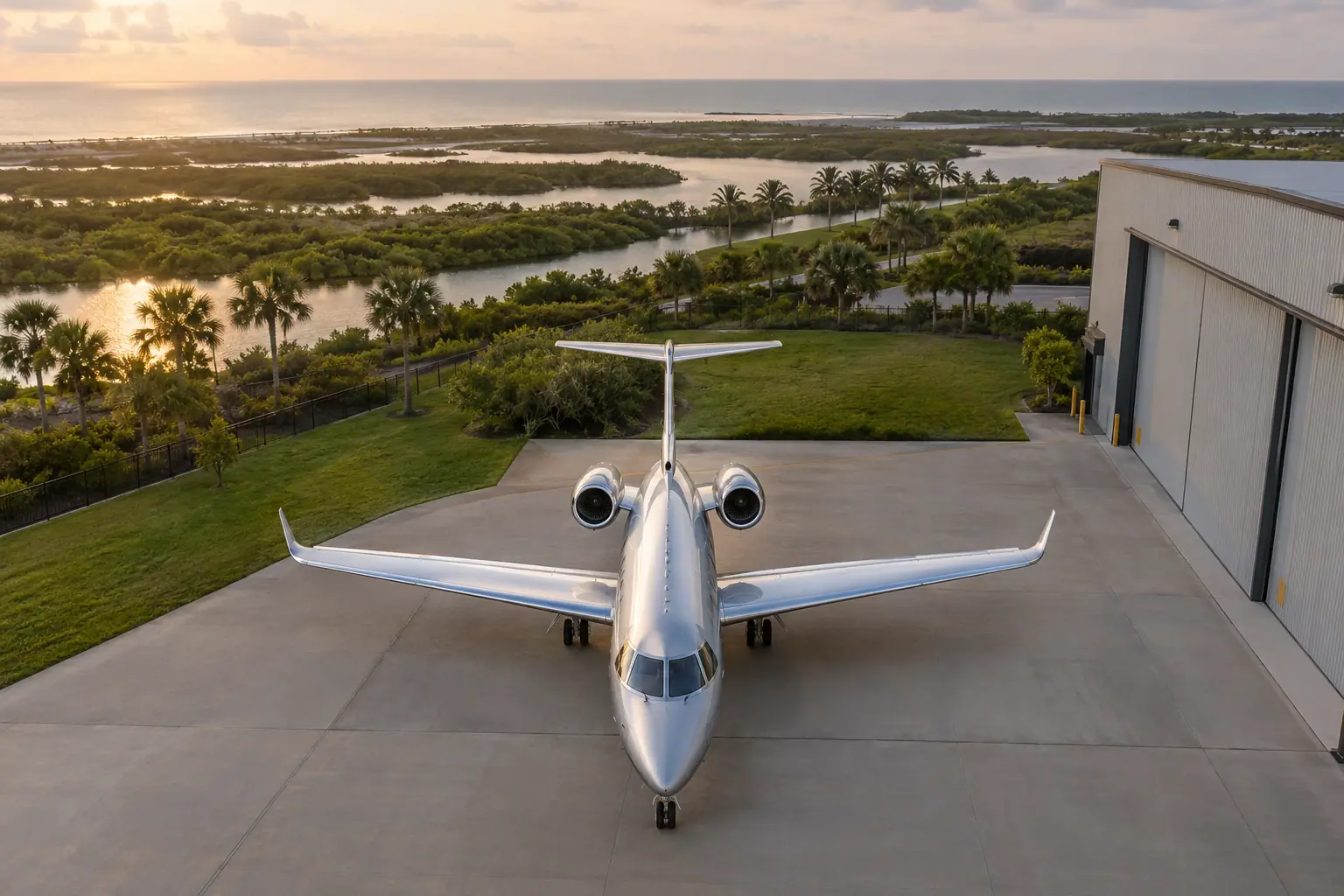 Ramp at Miami-Opa Locka Executive Airport