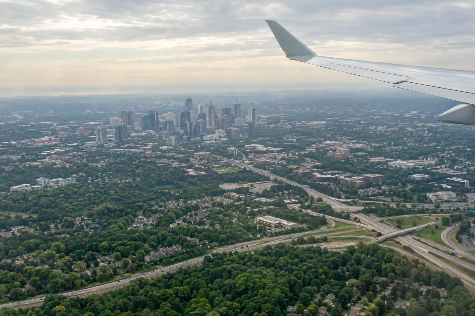 Atlanta from the air
