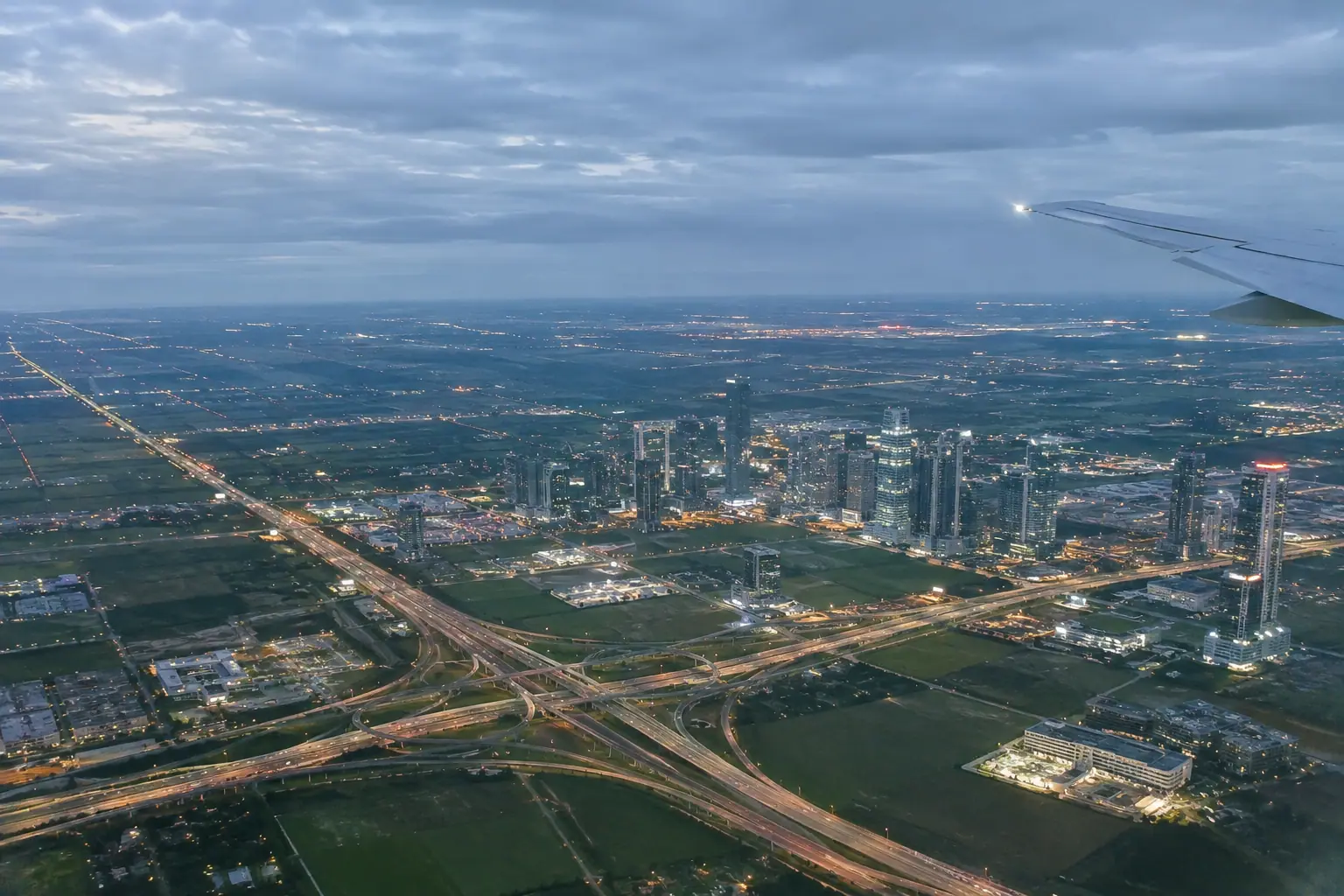 Dallas from the air