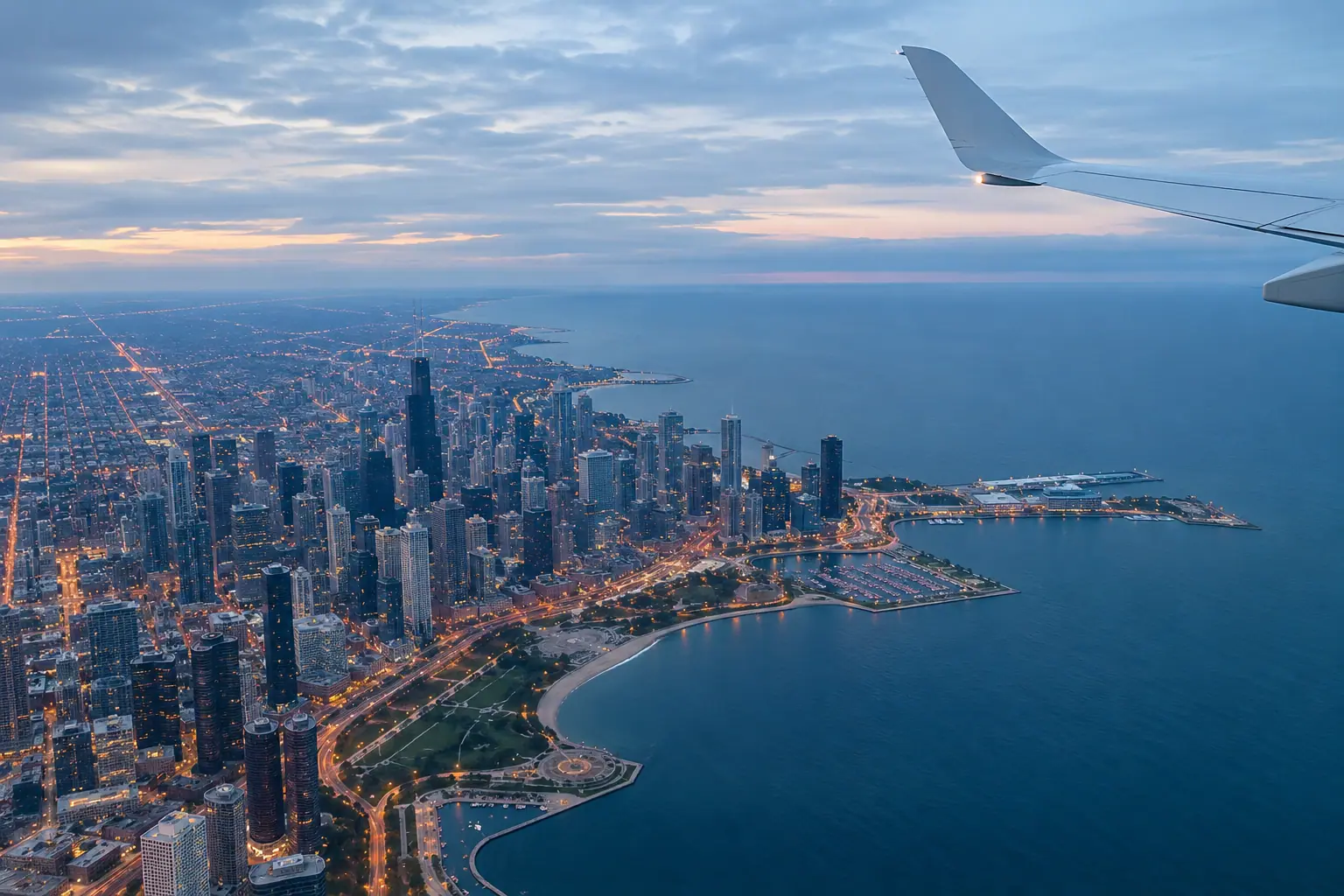 Chicago from the air