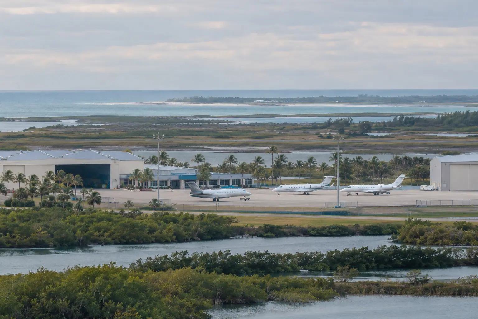 Private jets at Boca Raton Airport