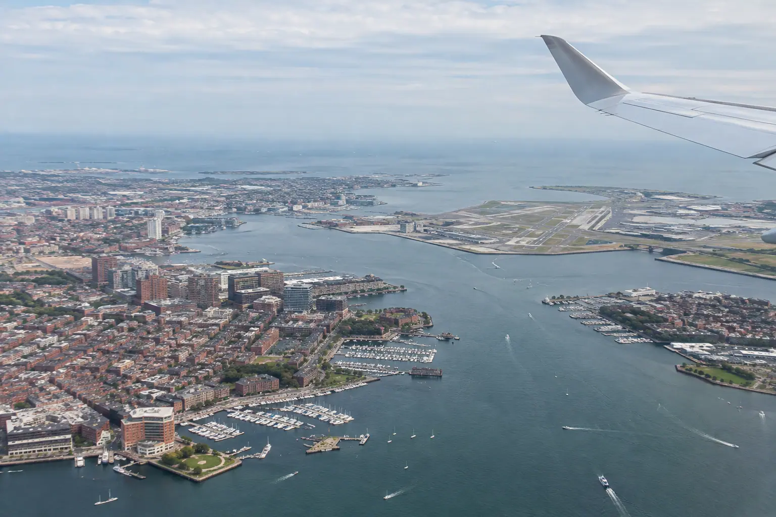 Boston from the air
